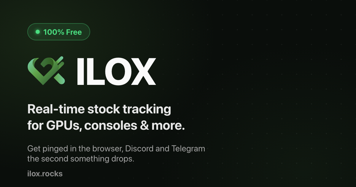 Just relaunched my free product availability monitor and would love some feedback logo